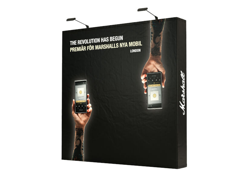 Mässvägg - Pop up tygvägg Medium